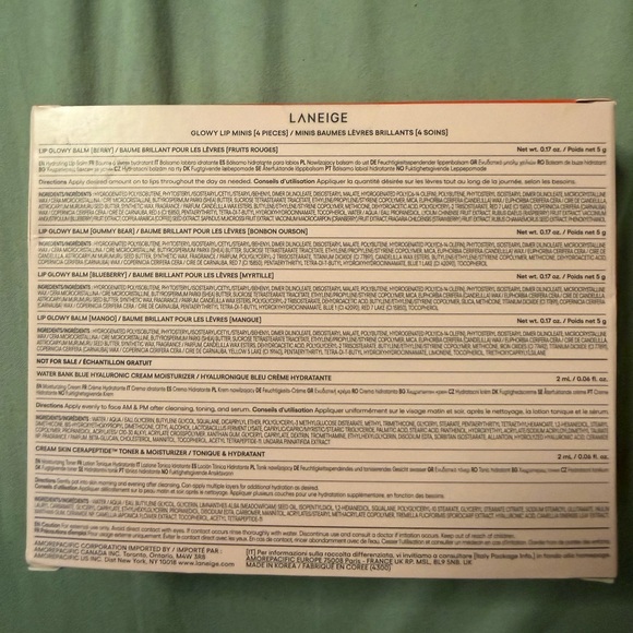 LIMITED EDITION laneige glowy lip minis- Never Opened - Picture 3 of 4